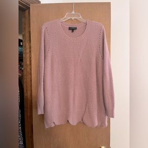 Lane Bryant- scallop hem sweater- size 18/20